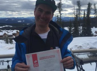 Ant passing his CASI qualification