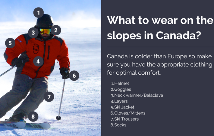 What to wear on the slopes in Canada?